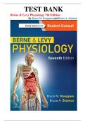 Test Bank for Berne & Levy Physiology&comma; 7th Edition by Bruce M&period; Koeppen and Bruce A&period; Stanton &vert;All chapters covered&vert;