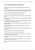 FADO EXAM QUESTIONS & ANSWERS