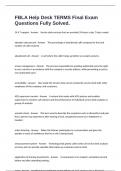 FBLA Help Desk TERMS Final Exam Questions Fully Solved&period;