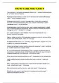 NRFSP Exam Study Guide 5 latest update with verified questions and answers