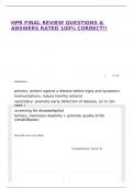 HPR FINAL REVIEW QUESTIONS & ANSWERS RATED 100&percnt; CORRECT&excl;&excl;