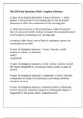 NR 416 Final Questions With Complete Solutions