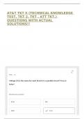 AT&T TKT II &lpar;TECHNICAL KNOWLEDGE TEST&comma; TKT 2&comma; TKT &comma; ATT TKT&comma;&rpar; QUESTIONS WITH ACTUAL SOLUTIONS&excl;&excl;