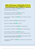 BIOL 2255 Exam 3 UPDATED ACTUAL    Exam Questions and CORRECT Answers