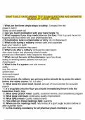 GIANT EAGLE ON BOARDING TEST EXAM QUESTIONS AND ANSWERS GRADED A&plus; LATEST UPDATE&period;