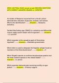 MMSC 428 FINAL EXAM newest actual 2025&sol;2026 QUESTIONS  WITH CORRECT ANSWERS GRADED A&plus; &sol;VERIFIED