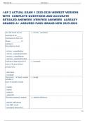 Exam &lpar;elaborations&rpar; A&P 2  