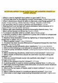 NCCER MILLWRIGHT EXAM QUESTIONS AND ANSWERS GRADED A&plus; LATEST UPDATE&period;