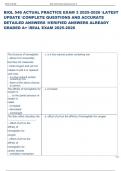 Exam &lpar;elaborations&rpar; BIOL 546  