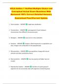 UCLA Anthro 1 Verified Multiple Choice and  Conceptual Actual Exam Questions With  Reviewed 100&percnt; Correct Detailed Answers   Guaranteed Pass&excl;&excl;Current Update 