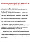 Demonstration and Research Pest Control &ndash; Georgia Certification Exam &ndash; Actual Test Questions and Verified Answers