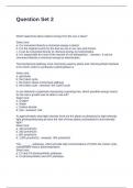 Question Set 2&period; Questions and Answers 100&percnt; Solved