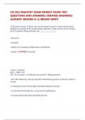 CCI RCS REGISTRY EXAM NEWEST EXAM TEST  QUESTIONS AND ANSWERS &lpar;VERIFIED ANSWERS&rpar;  ALREADY GRADED A&plus;&vert;&vert; BRAND NEW&excl;&excl; 