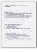 ENPC Test Questions With 100&percnt; Verified  Solutions