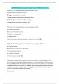 MCB2010 TEST 2 Questions with Complete Solutions 100&percnt; Solved&vert; Grade A&plus; 