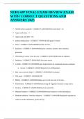 NURS 607 FINAL EXAM REVIEW EXAM WITH CORRECT QUESTIONS AND ANSWERS 2025