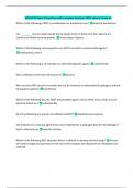 MCB 2010 Exam 2 Questions with Complete Solutions 100&percnt; Solved&vert; Grade A