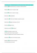 Microbiology Exam 1 &lpar;MCB 2010&rpar; Questions with Complete Solutions 100&percnt; Solved&vert; Grade A&plus; 