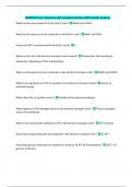 MCB2010 Exam 1 Questions with Complete Solutions 100&percnt; Solved&vert; Grade A&plus; 
