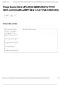Ficep Exam 2025 UPDATED QUESTIONS WITH 100&percnt; ACCURATE ANSWERS &lpar;MULTIPLE CHOICES&rpar;