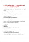 GLPH 271- midterm &lpar;mod 1 & 2&rpar; Exam Questions and answers Newest RATED A&plus; 2025&sol;2026 
