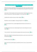 MUCO 120 lecture quizzes- Quiz 5 &vert; Questions with Complete Solutions 100&percnt;  Solved&vert; Grade A&plus;
