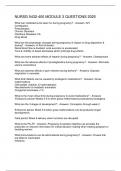 NURSG 5432-400 MODULE 3 QUESTIONS 2025
