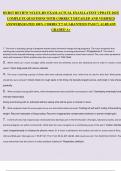 HURST REVIEW NCLEX-RN EXAM-ACTUAL EXAM-LATEST UPDATE 2025&vert; COMPLETE QUESTIONS WITH CORRECT DETAILED AND VERIFIED ANSWERS&vert; RATED 100&percnt; CORRECT&excl;&excl; GUARANTEED PASS&excl;&excl; &vert; ALREADY GRADED A&plus;