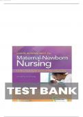 Test Bank for Davis Advantage for Maternal-Newborn Nursing Critical Components of Nursing Care 4th Edition&comma; Roberta Durham&comma; Linda Chapman 9781719645737 &lpar;Complete 19 Chapters&rpar;