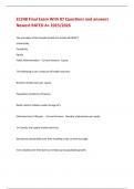 EC248 Final Exam With 87 Questions and answers Newest RATED A&plus; 2025&sol;2026 