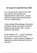 AP Lang Full-Length MC Exam 2025