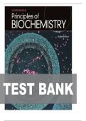Test Bank For Lehninger Principles of Biochemistry 8th Edition By David L&period; Nelson&semi; Michael M&period; Cox &vert; 9781319228002 &vert; &vert; Chapter 1-28 &vert; All Chapters with Answers