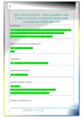 SOC100 Final Exam - New Questions with   Correct Answers  for Specific Exam Mail  supergrades12&commat;gmail&period;com