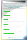 Spaatz Aerospace Chapter 3 Questions with   Correct Answers  for Specific Exam Mail  supergrades12&commat;gmail&period;com 