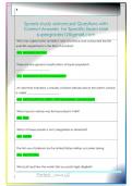 Spaatz study advanced Questions with   Correct Answers  for Specific Exam Mail  supergrades12&commat;gmail&period;com