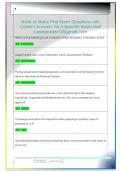 State of Idaho Pest Exam Questions with   Correct Answers  for a Specific Exam Mail  supergrades12&commat;gmail&period;com 