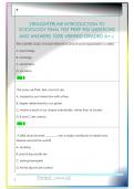 STRAIGHTERLINE INTRODUCTION TO  SOCIOLOGY FINAL TEST PREP 900 QUESTIONS  AND ANSWERS 100&percnt; VERIFIED GRADED A&plus; 