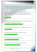 STUDIO 2 - ESTIMATING EXAM &vert; 114 QUESTIONS  &vert; WITH COMPLETE SOLUTIONS&sol;NEWEST UPDATE  for a Specific Exam Mail  supergrades12&commat;gmail&period;com