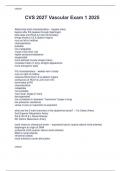 CVS 202T Vascular Exam 1 2025