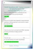 TAMIS Questions with  Correct Answers   for Specific Exam Mail  supergrades12&commat;gmail&period;com