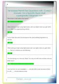 Tennessee Permit Test Questions with  Correct  Answers  for a Specific Exam Mail  supergrades12&commat;gmail&period;com