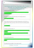 tennessee permit test Questions with  Correct  Answers  for a Specific Exam Mail  supergrades12&commat;gmail&period;com 