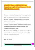 SOC 202 EXAM COMPLETE PACKAGE DEAL
