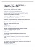 VIBS 422 TEST 1 QUESTIONS & ANSWERS&lpar;RATED A&plus;&rpar;