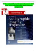 TEST BANK FOR RADIOGRAPHIC IMAGING AND EXPOSURE 7TH EDITION FAUBER QUESTIONS & ANSWERS WITH RATIONALES &lpar;CH 1-10&rpar;