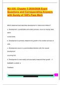 NU-335&colon; Chapter 5 2025&sol;2026 Exam  Questions and Corresponding Answers  with Surety of 100&percnt; Pass Mark