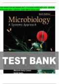 Test Bank for Microbiology, A Systems Approach, 6th Edition, Marjorie Kelly Cowan, Heidi Smith | Complete Guide A+