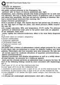 NR 509 ADVANCED ASSESSMENT QUESTIONS AND ANSWERS