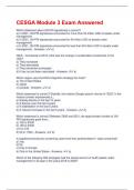 CESGA Module 3 Exam Answered