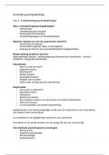 Aantekingen psychopathologie 